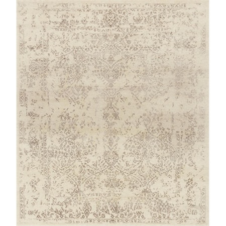 Loloi 5 ft. 6 in. x 8 ft. 6 in. Pearl Rectangular Shape Hand Knotted Area Rug- Antique Ivory and Taupe PEARPU-03AITA5686
